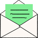 Loomly enterprise plan request envelope illustration